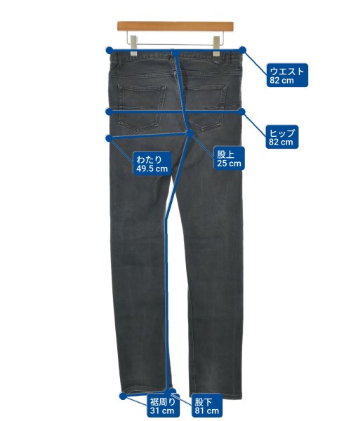 Dior Homme（ディオールオム）デニムパンツ 黒 サイズ:31(M位) メンズ/2200672956348