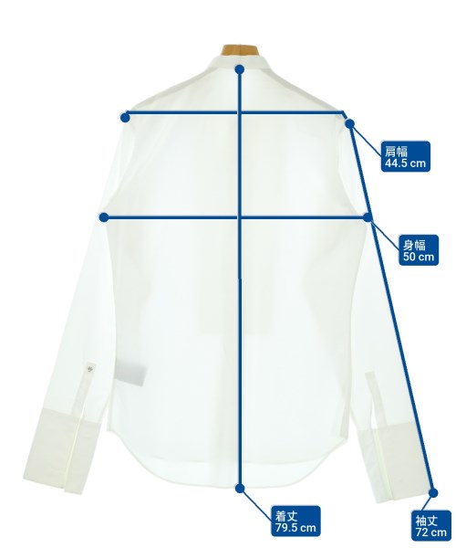 Dior Homme（ディオールオム）カジュアルシャツ 白 サイズ:39(M位) メンズ/2200678977217