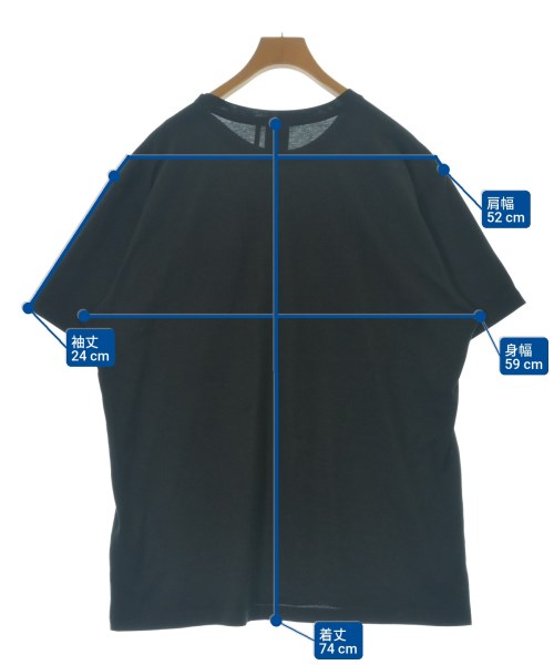 Dior Homme（ディオールオム）Tシャツ・カットソー 黒 サイズ:XL メンズ/2200693636052
