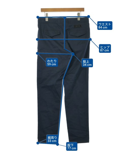 Dior Homme（ディオールオム）スラックス 紺 サイズ:46(M位) メンズ/2200696183072