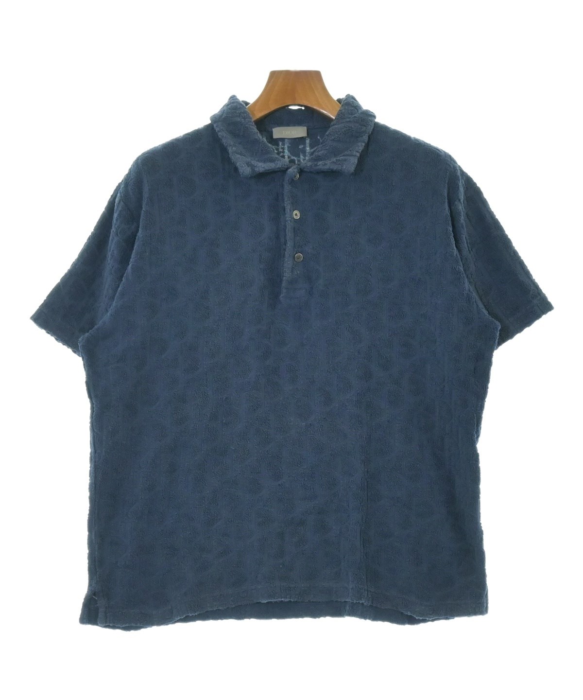 dior homme 06ss ポロシャツ Dior Homme（ディオールオム）ポロシャツ 紺 サイズ:M メンズ