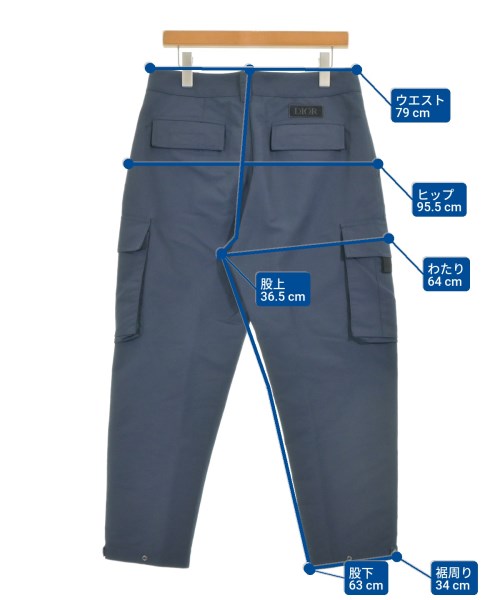 Dior Homme（ディオールオム）カーゴパンツ 紺 サイズ:48(L位) メンズ/2200697293046