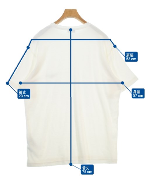Dior Homme（ディオールオム）Tシャツ・カットソー 白 サイズ:L メンズ/2200697382054