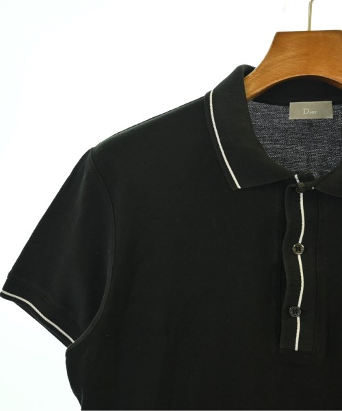 Dior Homme（ディオールオム）ポロシャツ 黒 サイズ:48(L位) メンズ/2200698658066