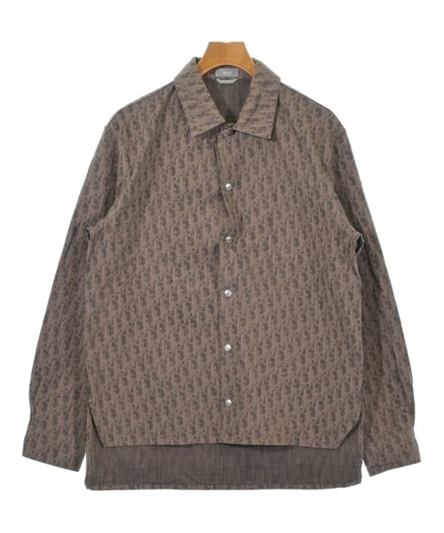 Dior Homme(ディオールオム)カジュアルシャツ 茶 サイズ:48(L位)/2200699103039