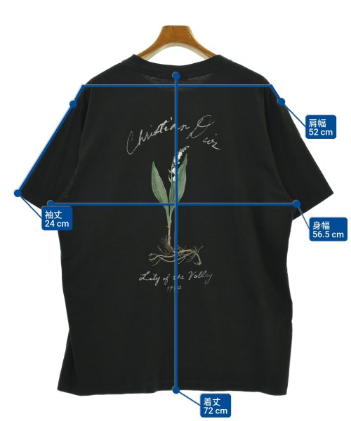 Dior Homme（ディオールオム）Tシャツ・カットソー 黒 サイズ:XL メンズ/2200699185035