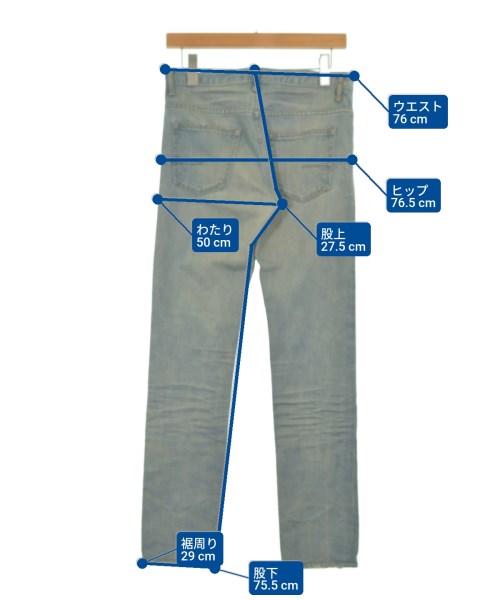Dior Homme（ディオールオム）デニムパンツ 青 サイズ:26(XS位) メンズ/2200694592524