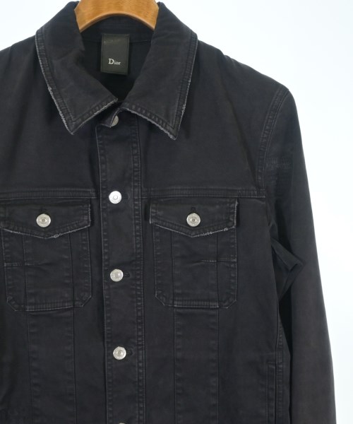 Dior Homme（ディオールオム）デニムジャケット 黒 サイズ:44(S位) メンズ/2200697686015