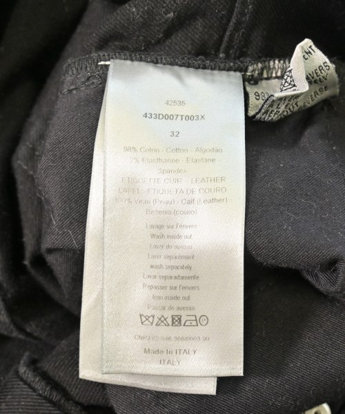 Dior Homme（ディオールオム）その他 黒 サイズ:32(L位) メンズ/2200697968098