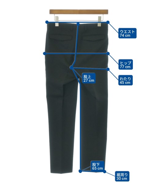 Dior Homme（ディオールオム）スラックス 黒 サイズ:44(S位) メンズ/2200701682125
