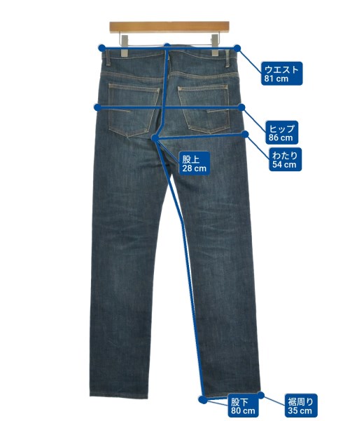 Dior Homme（ディオールオム）デニムパンツ 青 サイズ:29(S位) メンズ/2200655165033