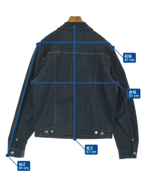 Dior Homme（ディオールオム）デニムジャケット 紺 サイズ:52(XXL位) メンズ/2200656193073