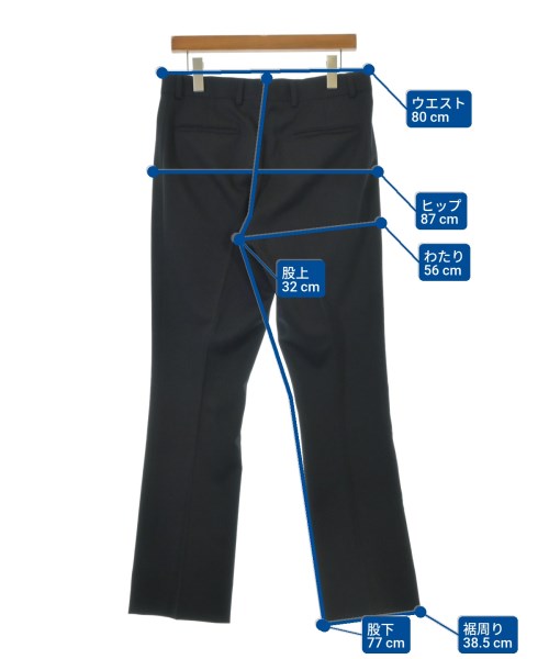 Dior Homme（ディオールオム）スラックス 黒 サイズ:46(M位) メンズ/2200657601027