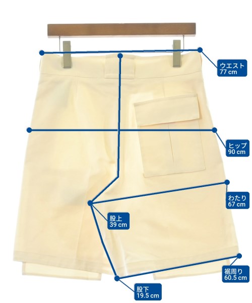 Dior Homme（ディオールオム）ショートパンツ 白 サイズ:44(S位) メンズ/2200657601041