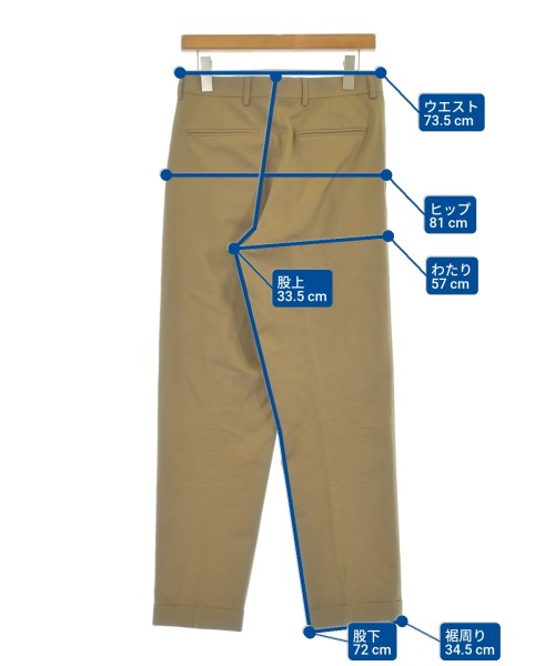 Dior Homme（ディオールオム）スラックス ベージュ サイズ:44(S位) メンズ/2200642252029