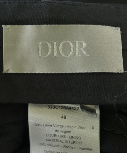 Dior Homme（ディオールオム）スラックス 黒 サイズ:48(L位) メンズ/2200711885066