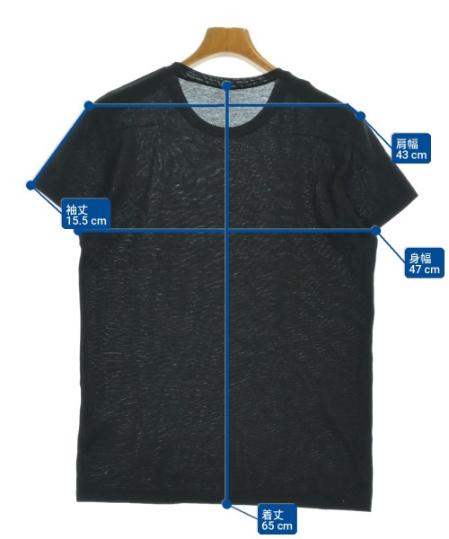 Dior Homme（ディオールオム）Tシャツ・カットソー 黒 サイズ:XS メンズ/2200710729118