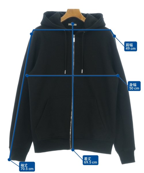 Dior Homme（ディオールオム）パーカー 黒 サイズ:L メンズ/2200713403039