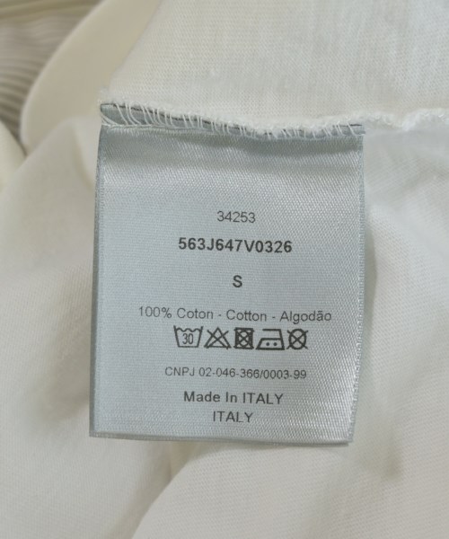 Dior Homme（ディオールオム）Tシャツ・カットソー 白 サイズ:S メンズ/2200713873061