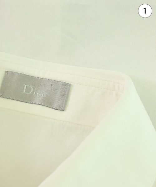 Dior Homme（ディオールオム）ドレスシャツ 白 サイズ:37(S位) メンズ/2200715689028