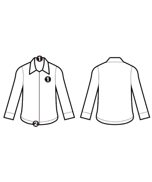 Dior Homme（ディオールオム）ドレスシャツ 白 サイズ:37(XS位) メンズ/2200715689042