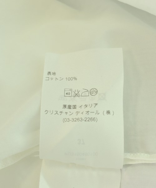 Dior Homme（ディオールオム）ドレスシャツ 白 サイズ:37(XS位) メンズ/2200715689042