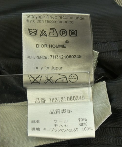 Dior Homme（ディオールオム）ジャケット グレー サイズ:46(M位) メンズ/2200711853027