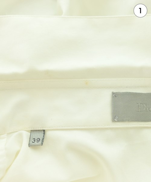 Dior Homme（ディオールオム）ドレスシャツ 白 サイズ:39(M位) メンズ/2200718597030