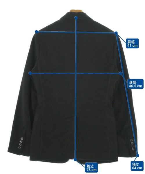 Dior Homme（ディオールオム）テーラードジャケット 黒 サイズ:44(S位) メンズ/2200719346019