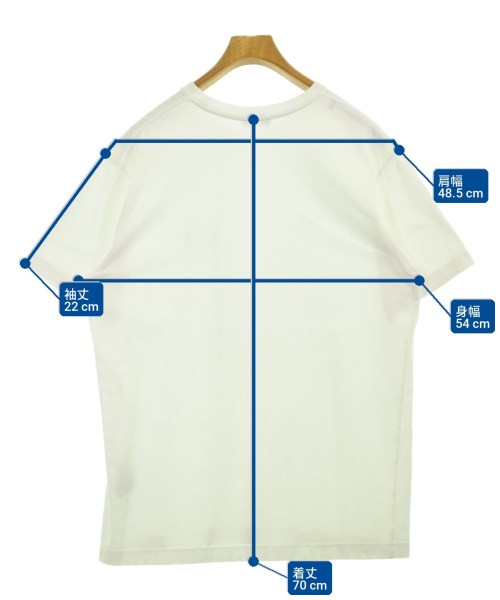 Dior Homme（ディオールオム）Tシャツ・カットソー 白 サイズ:M メンズ/2200719392054