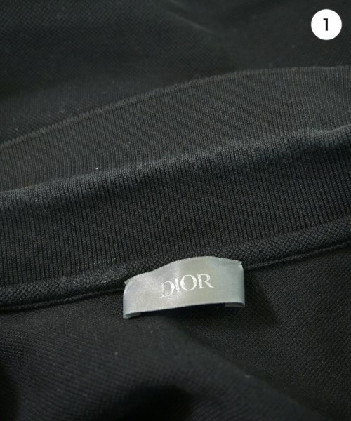 Dior Homme（ディオールオム）ポロシャツ 黒 サイズ:L メンズ/2200643013025
