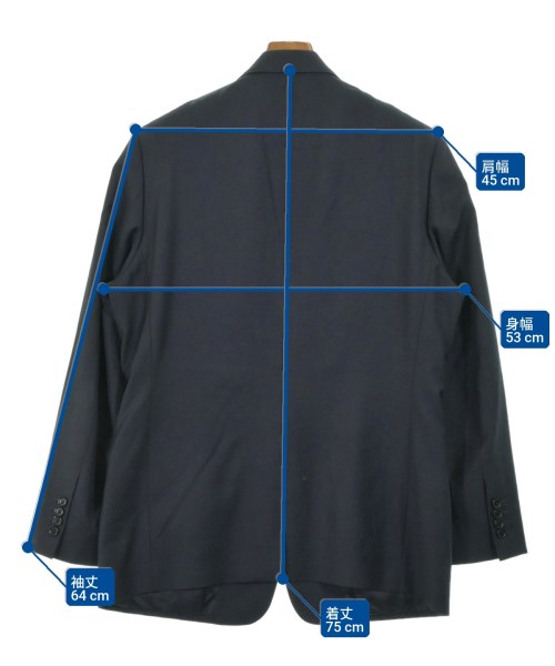 Dior Homme（ディオールオム）テーラードジャケット 紺 サイズ:54(XXL位) メンズ/2200646160023