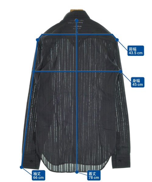 Dior Homme（ディオールオム）カジュアルシャツ 紺 サイズ:37(XS位) メンズ/2200647158210