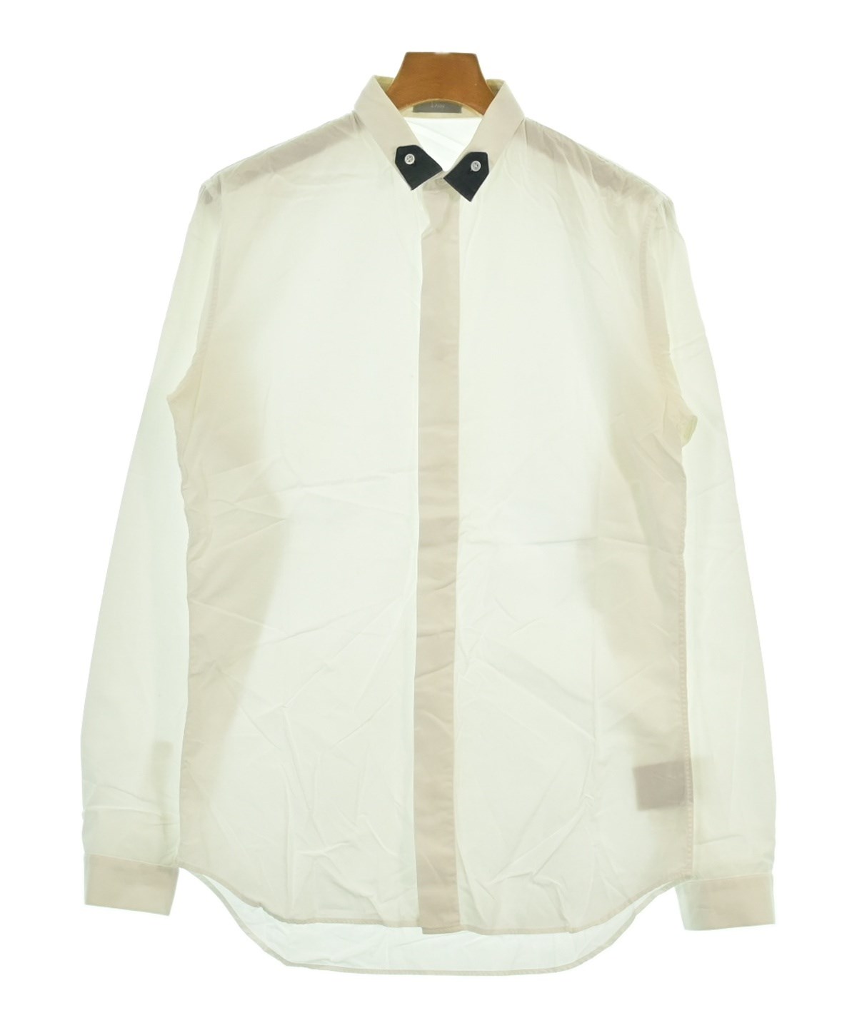 Dior Homme（ディオールオム）カジュアルシャツ 白 サイズ:38(S位