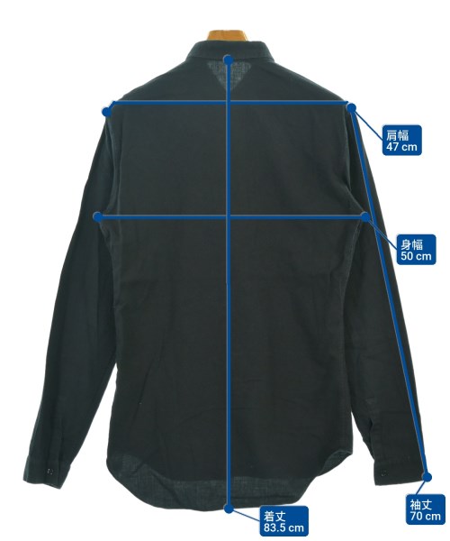 Dior Homme（ディオールオム）カジュアルシャツ 黒 サイズ:38(S位) メンズ/2200649903238