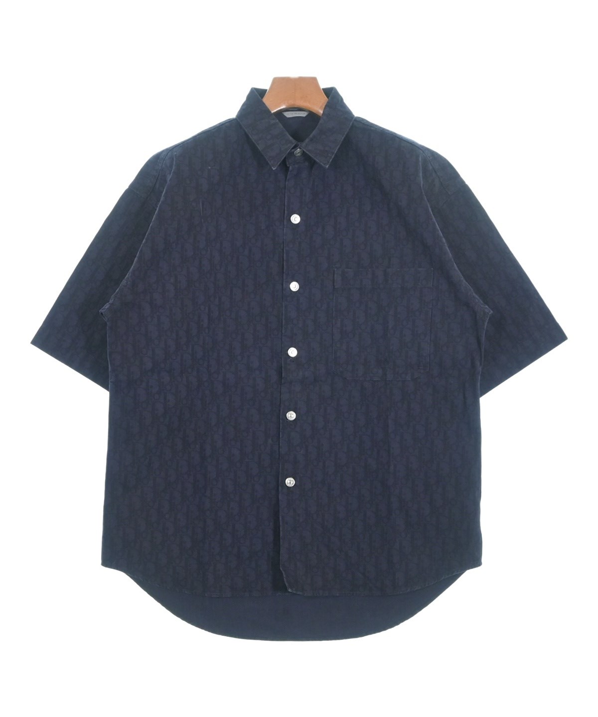 Dior Homme（ディオールオム）カジュアルシャツ 紺 サイズ:38(S位