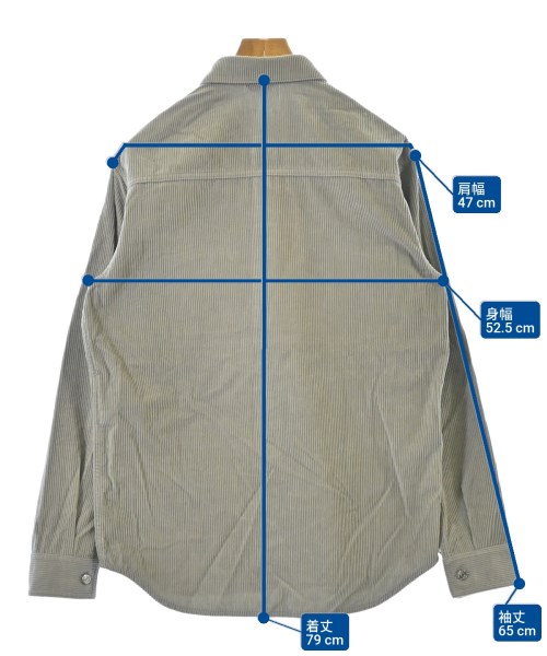 Dior Homme（ディオールオム）カジュアルシャツ グレー サイズ:39(M位) メンズ/2200652937053