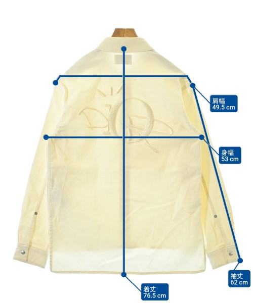 Dior Homme（ディオールオム）カジュアルシャツ 白 サイズ:46(M位) メンズ/2200652937060