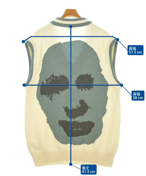 Dior Homme（ディオールオム）ベスト 白 サイズ:M メンズ/2200652937084