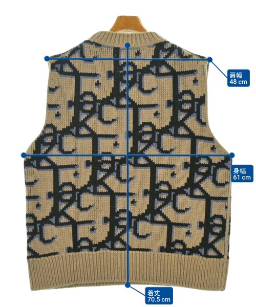 Dior Homme（ディオールオム）ベスト ベージュ サイズ:L メンズ/2200652937091