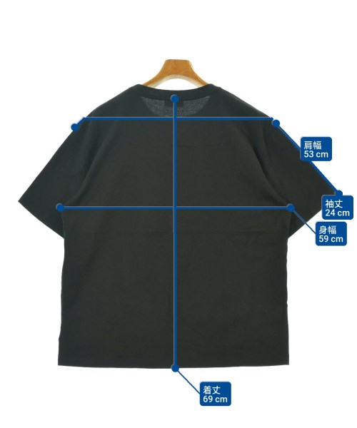 Dior Homme（ディオールオム）Tシャツ・カットソー 黒 サイズ:L メンズ/2200652937176