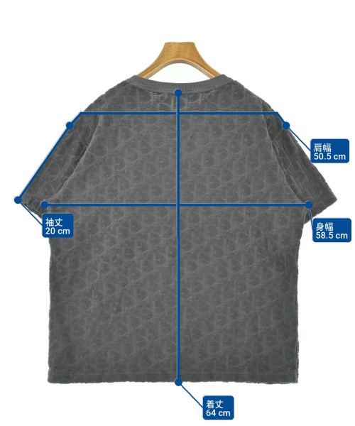 Dior Homme（ディオールオム）Tシャツ・カットソー グレー サイズ:L メンズ/2200703876256