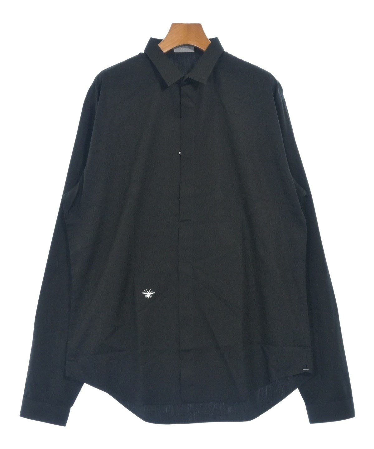 Dior Homme（ディオールオム）ドレスシャツ 黒 サイズ:42(XXL位
