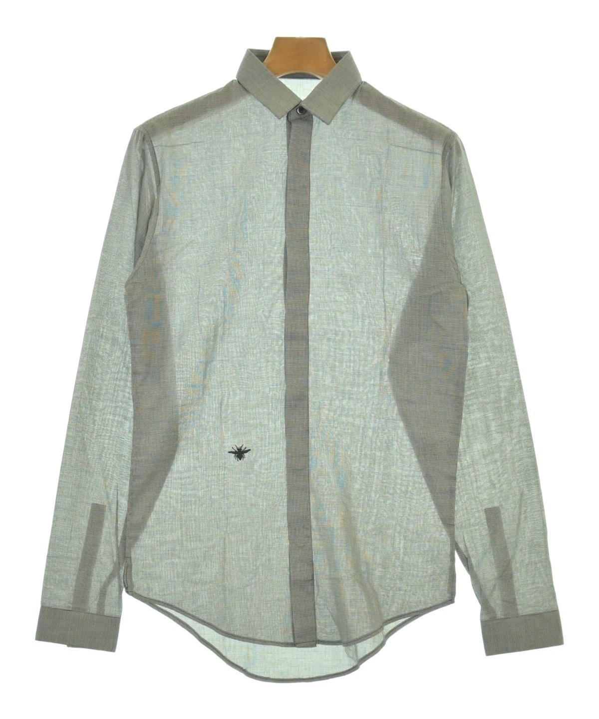 Dior Homme（ディオールオム）ドレスシャツ グレー サイズ:37(XS位