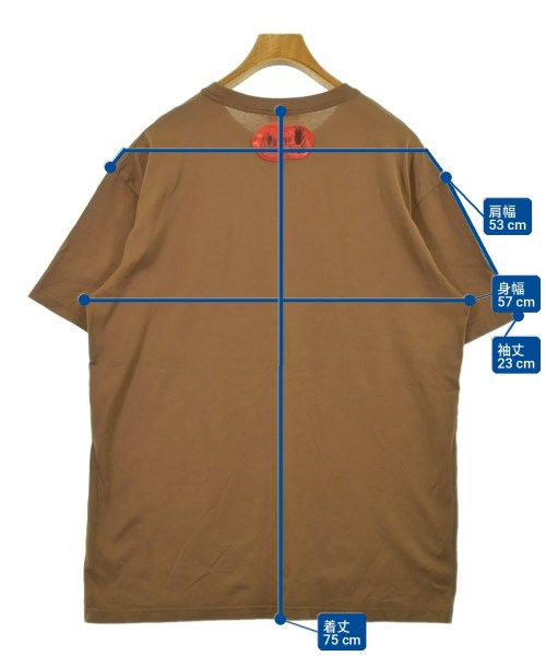 Dior Homme（ディオールオム）Tシャツ・カットソー 茶 サイズ:L メンズ/2200706105087