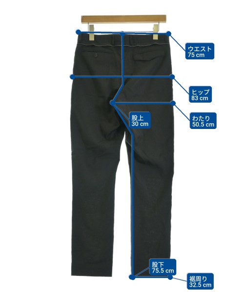 Dior Homme（ディオールオム）スラックス 黒 サイズ:44(S位) メンズ/2200707051024