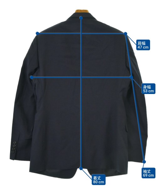 Dior Homme（ディオールオム）ビジネス 紺 サイズ:50(XL位) メンズ/2200663230105