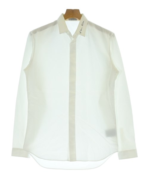 Dior Homme(ディオールオム)カジュアルシャツ 白 サイズ:39(M位)/2200663230204