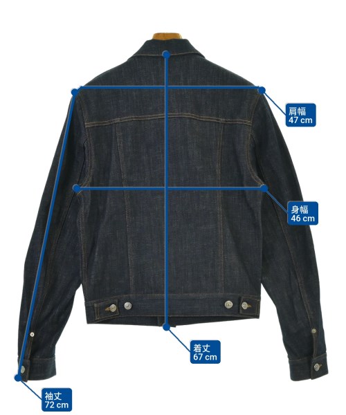 Dior Homme（ディオールオム）デニムジャケット 紺 サイズ:44(S位) メンズ/2200663329014