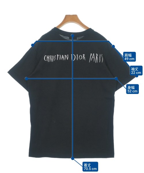 Dior Homme（ディオールオム）Tシャツ・カットソー 黒 サイズ:XS メンズ/2200663329083